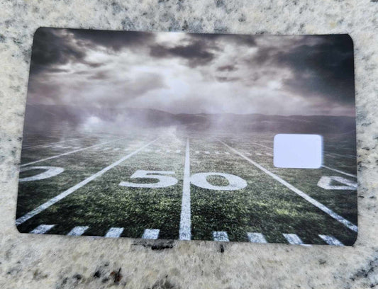 Football Field Credit Card Skin
