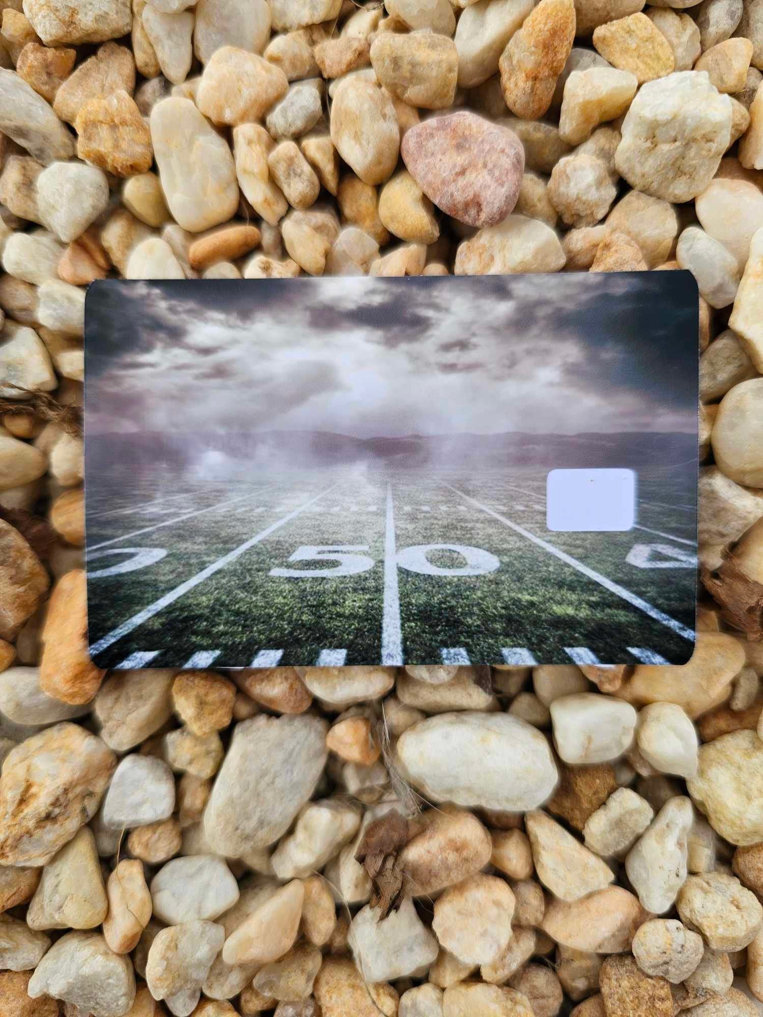 Football Field Credit Card Skin
