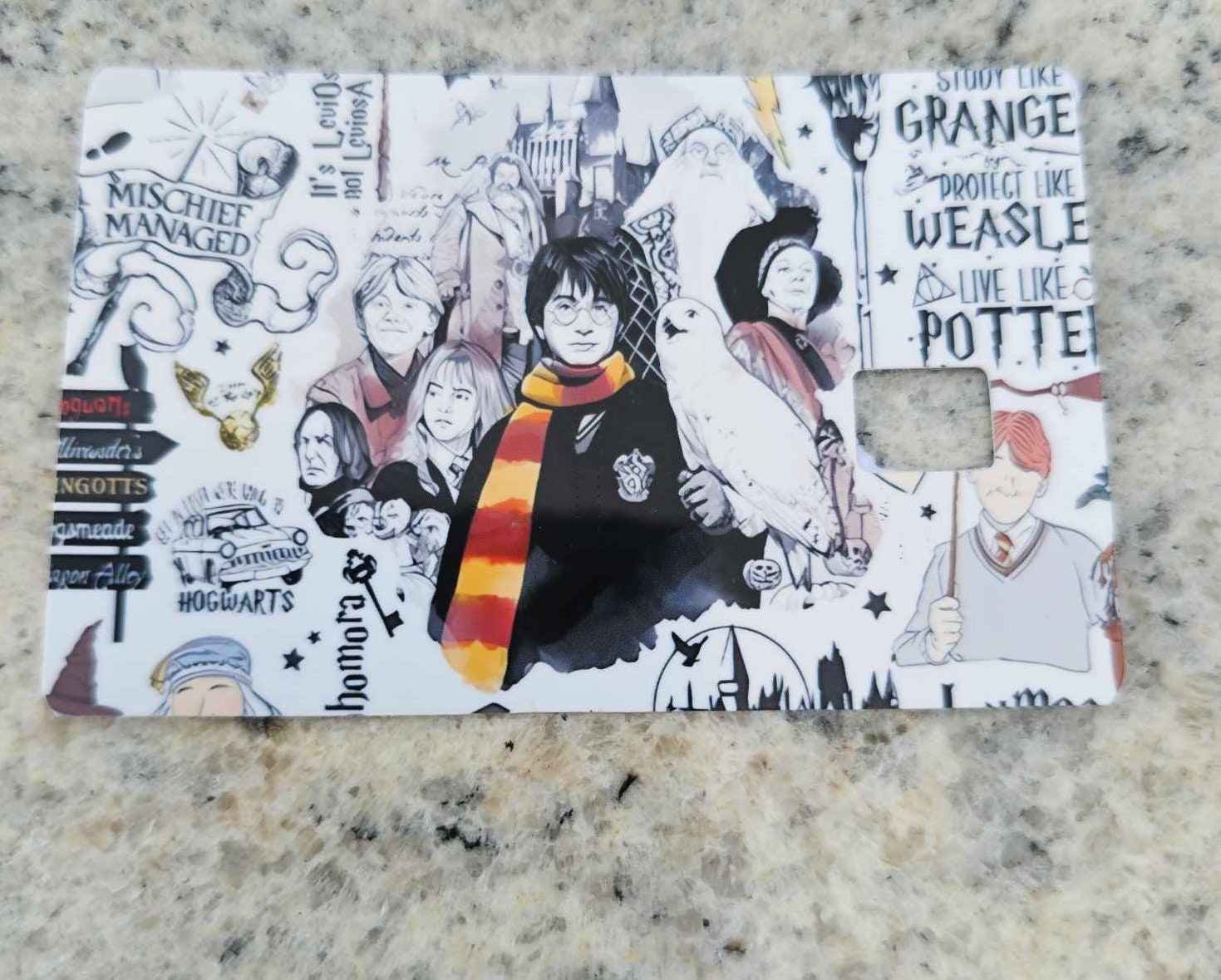 Harry Potter Themed Credit Card Skin