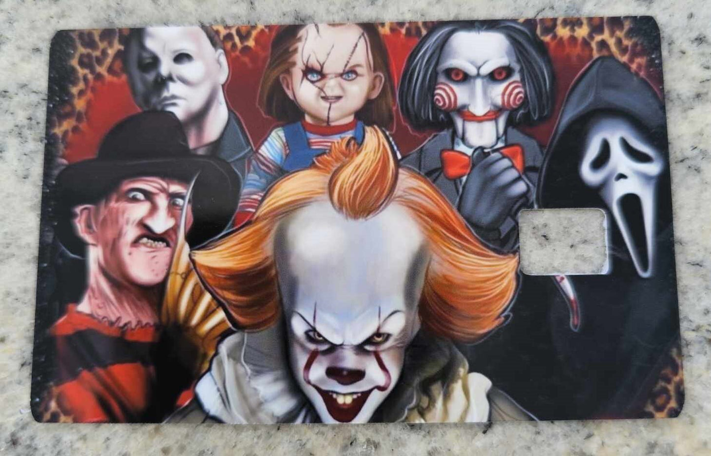 Halloween Horror Friends Credit Card Skin