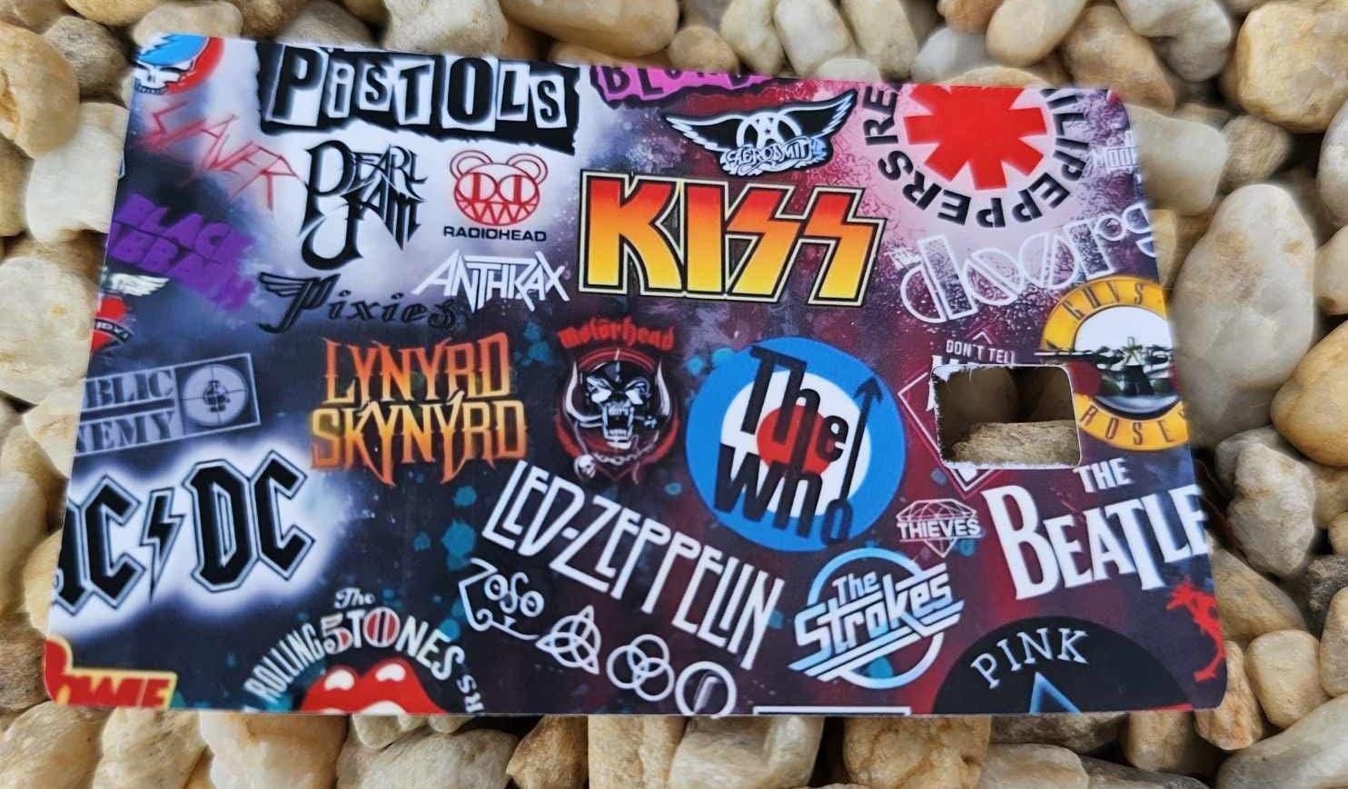 Rock 'N Roll Music Groups Credit Card Skin