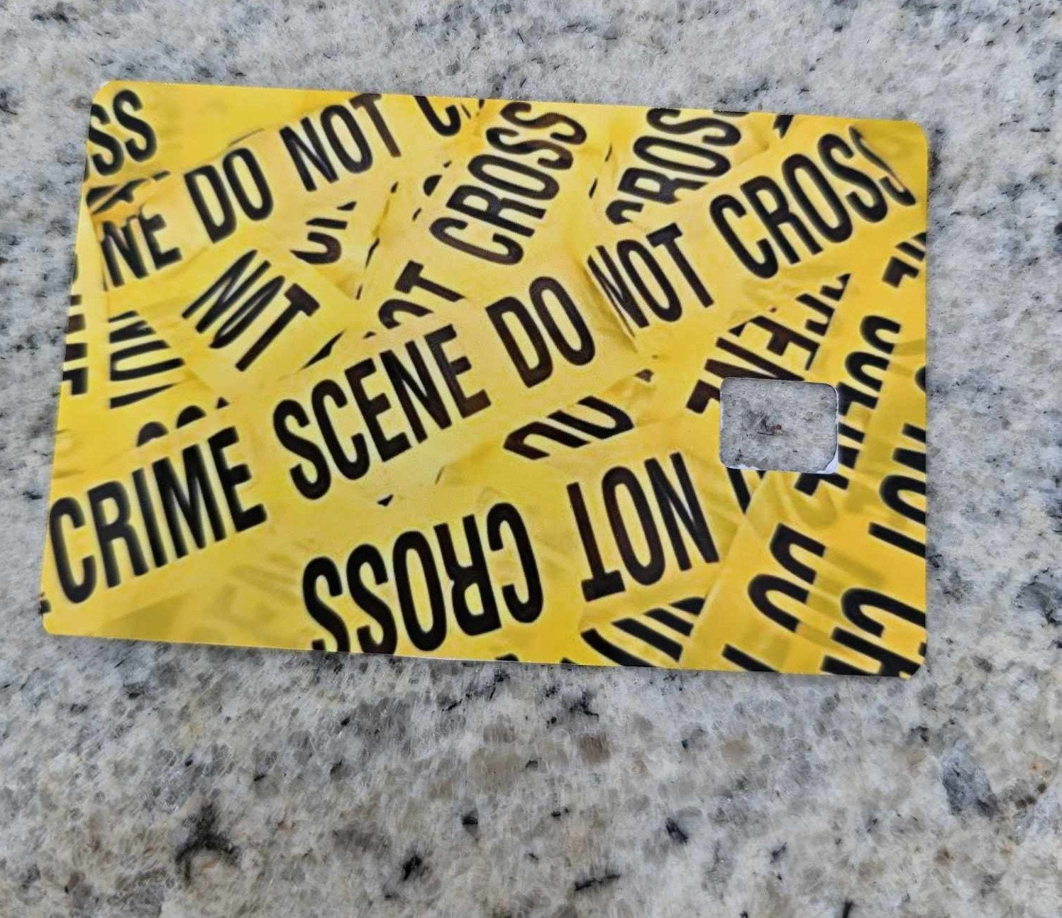 Caution Tape Credit Card Skin