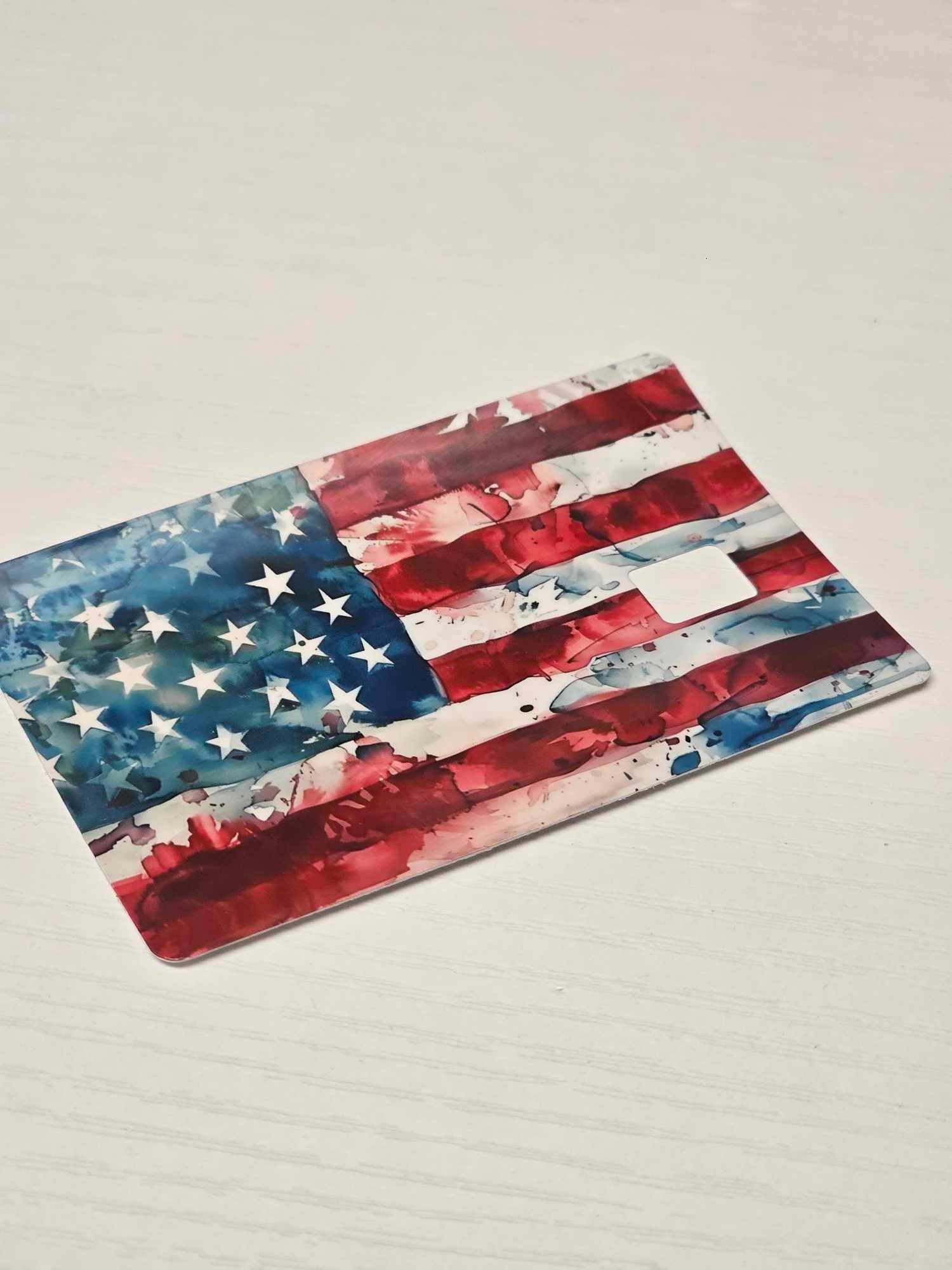 Watercolor Flag Credit Card Skin