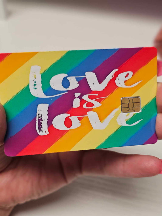 Pride- Love is Love Credit Card Skin