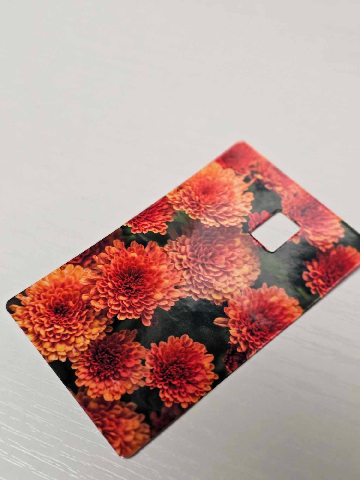 Orange Flower in Bloom Credit Card Skin