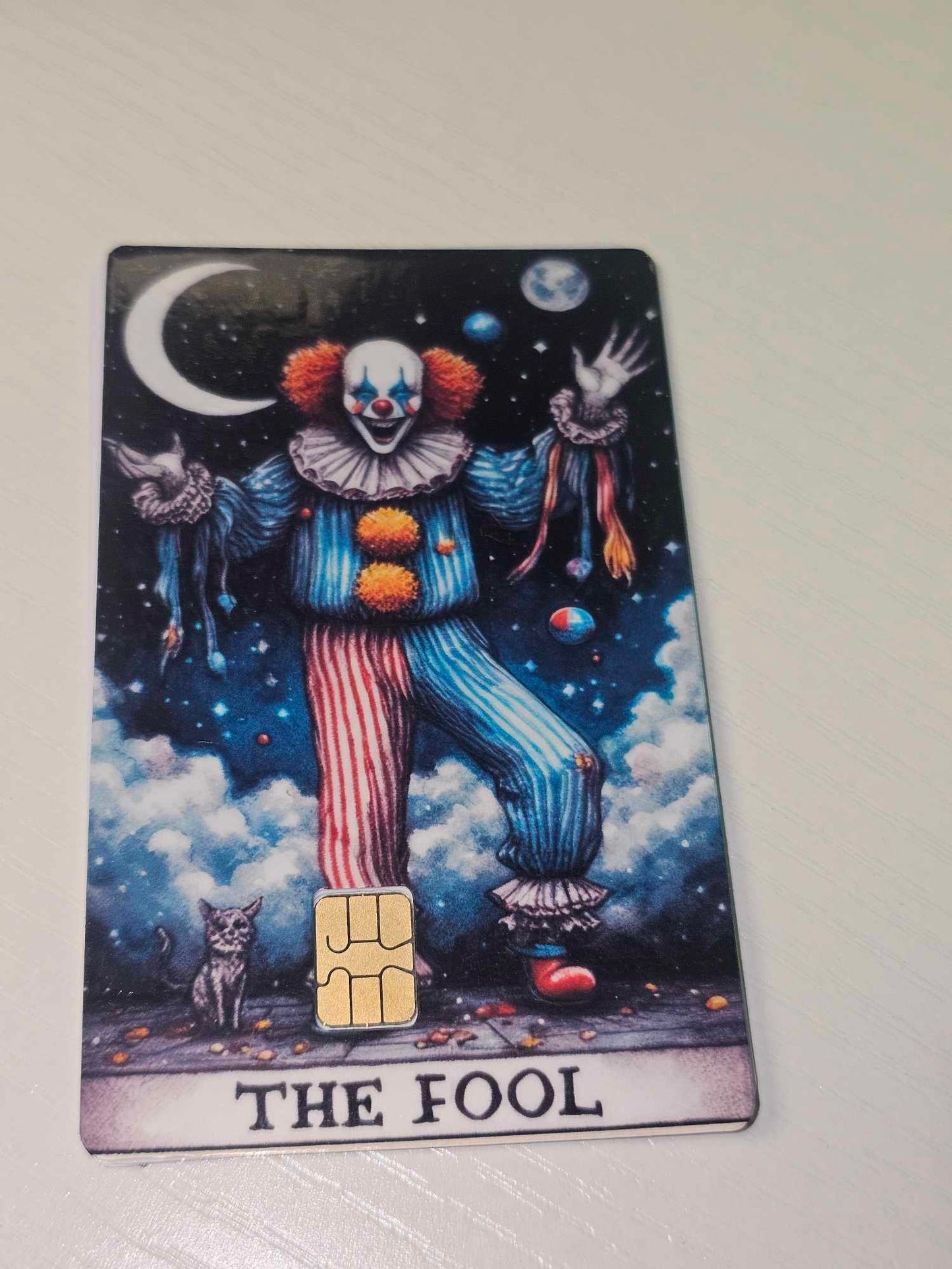 The Clown Tarot Credit Card Skin