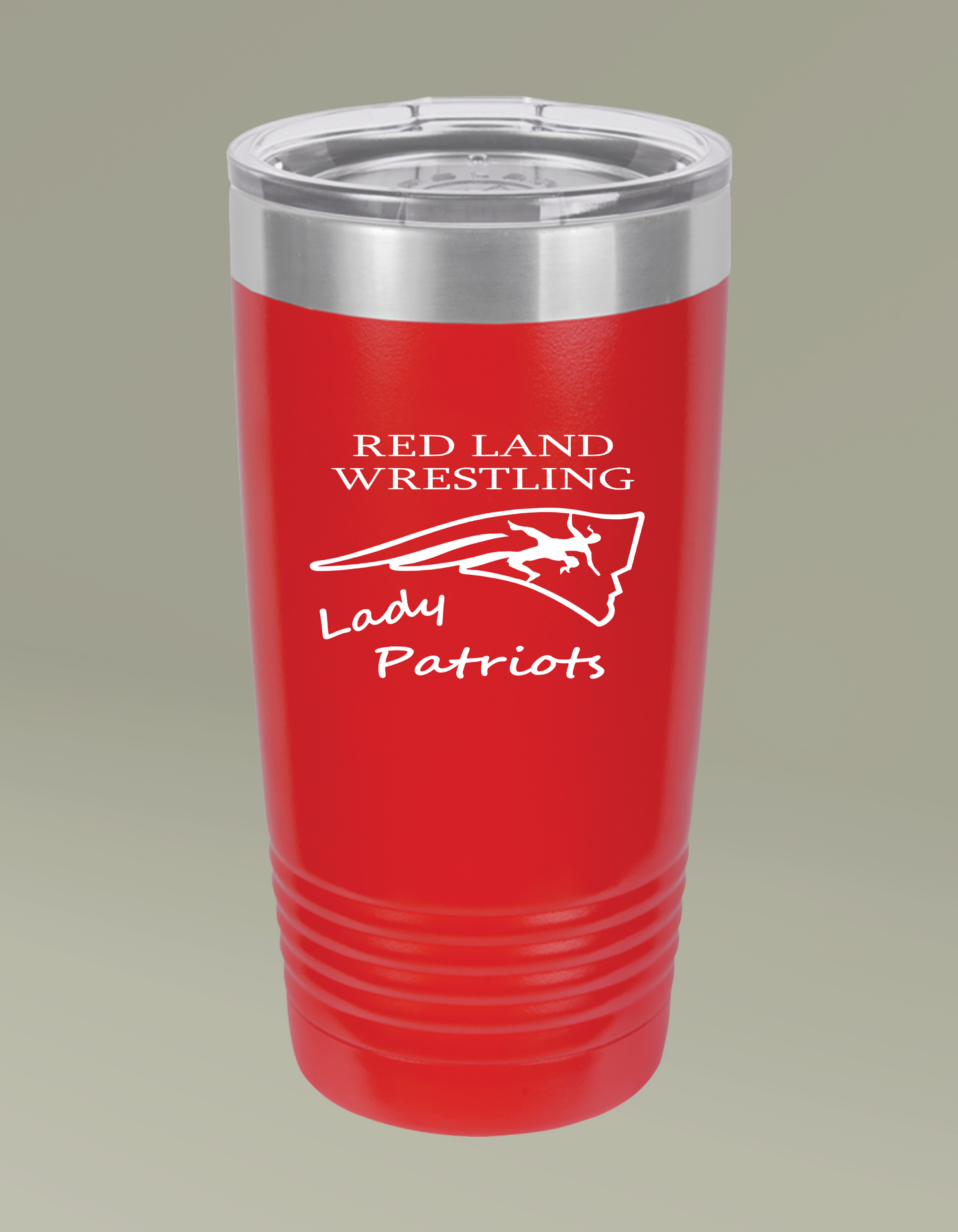 Red Land Lady Patriots Stainless Steel Tumbler