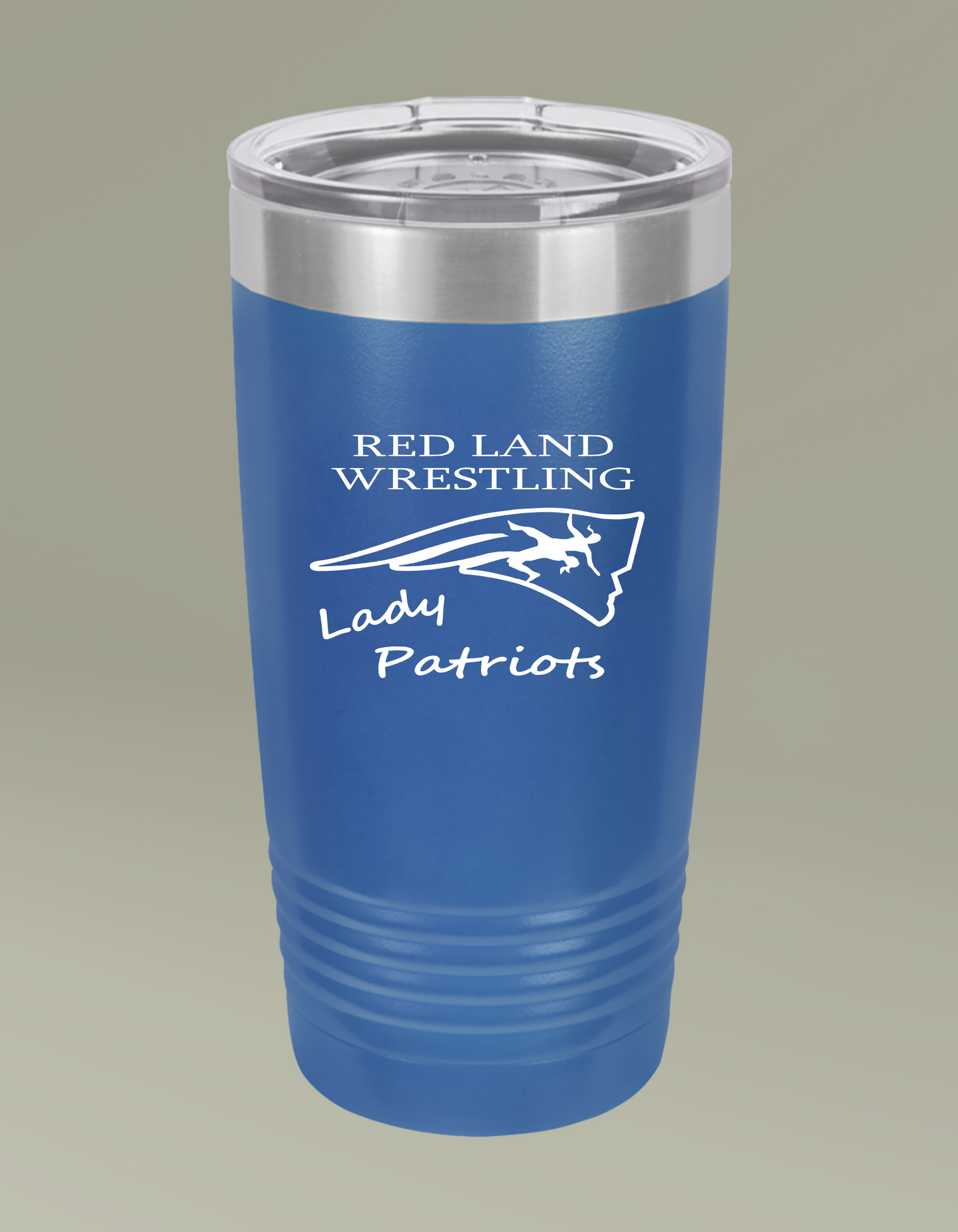 Red Land Lady Patriots Stainless Steel Tumbler